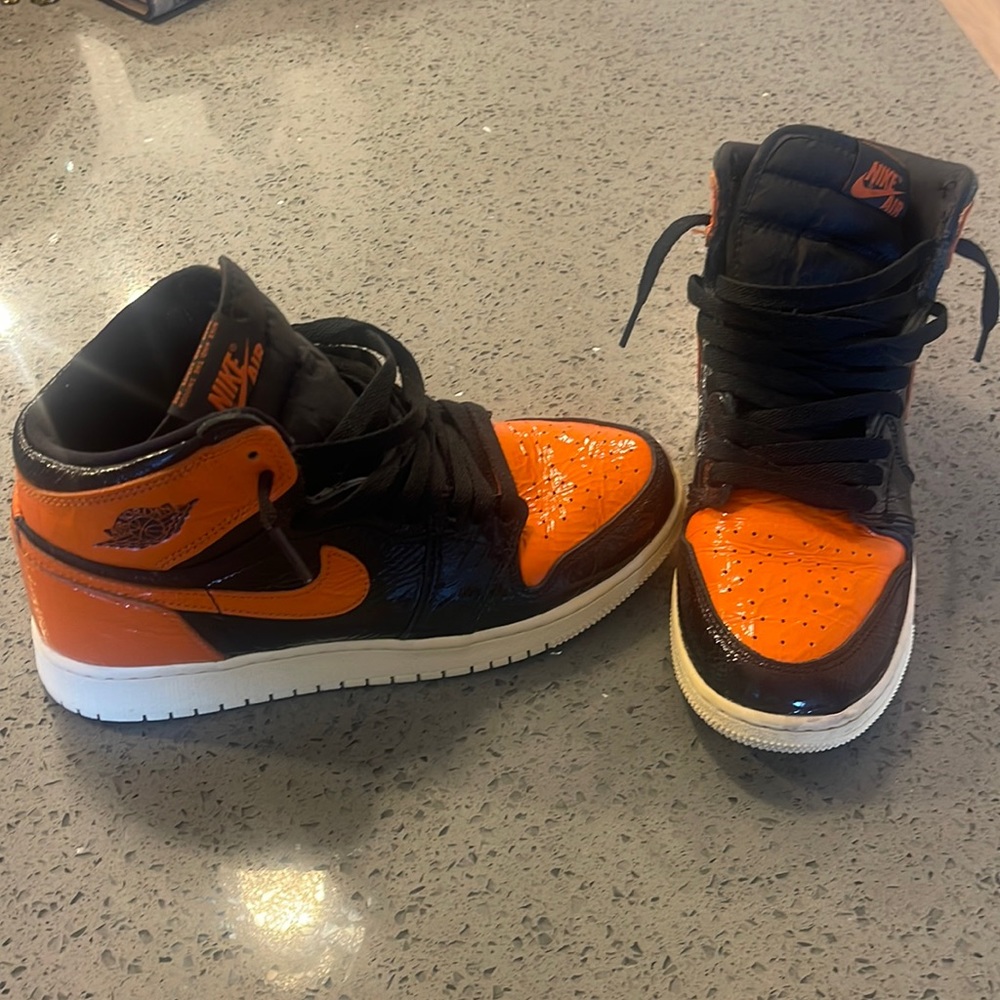 Shattered backboard 1s
